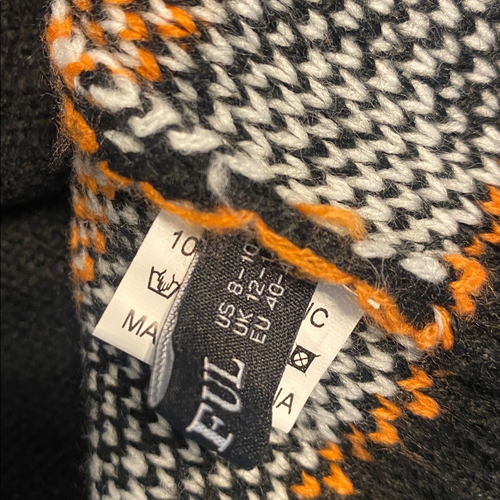 NWOT ZAFUL Traditional Halloween Pumpkins Sweater L - Picture 6 of 8